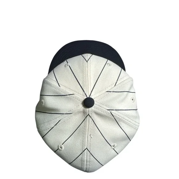 Houston Astros New Era 59Fifty Hat White Pinstripe Side Patch Cap | Size 8 - Picture 5 of 6